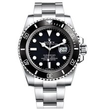 劳力士(ROLEX)手表 黑鬼潜航者系列自动机械男表黑水鬼116610LN-97200黑盘